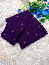 Load image into Gallery viewer, Glossy Festive Wear Crush Silk Butti n Handwork Fancy Designer Saree With Blouse Piece
