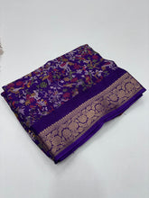 Load image into Gallery viewer, Adorable Festive Wear Pure Soft Silk Jacquard Border Rich Pallu Fancy Designer Saree For Women
