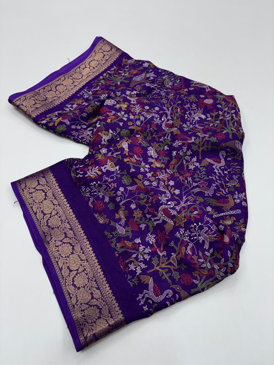 Adorable Festive Wear Pure Soft Silk Jacquard Border Rich Pallu Fancy Designer Saree For Women
