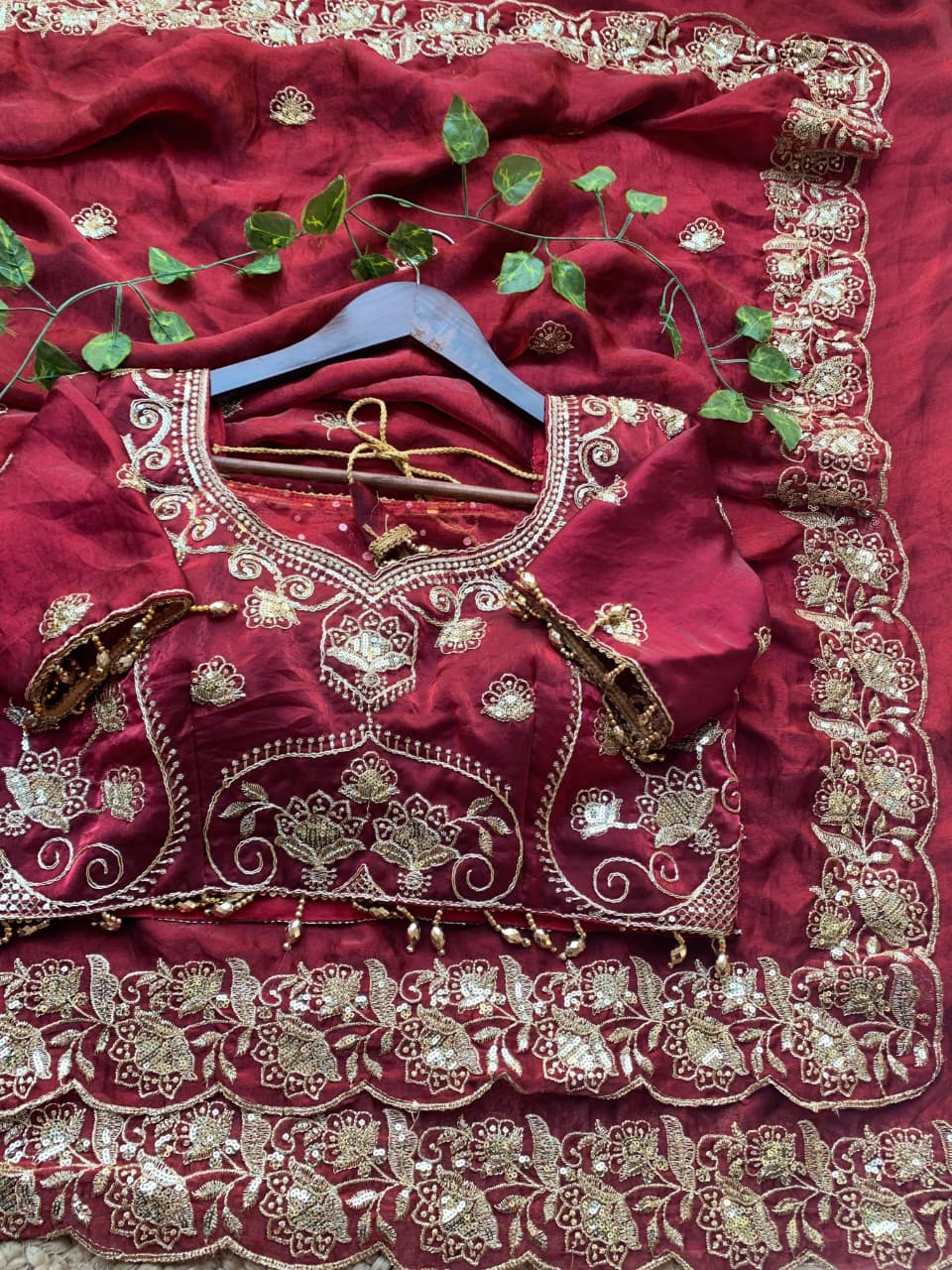 Splendorous Wedding  Wear Silk Heavy Embroidery n Sequence Work Fancy Designer Saree With Stitched Blouse
