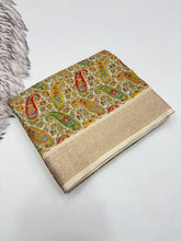 Load image into Gallery viewer, Graceful Festive Wear Pure Soft Silk Print With Jacquard Border Fancy Designer Saree For Women
