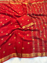 Load image into Gallery viewer, Incredible Festive Wear Pure Viscose Silk Jacquard Border Saree With Matching Blouse Piece
