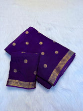 Load image into Gallery viewer, Incredible Festive Wear Pure Viscose Silk Jacquard Border Saree With Matching Blouse Piece
