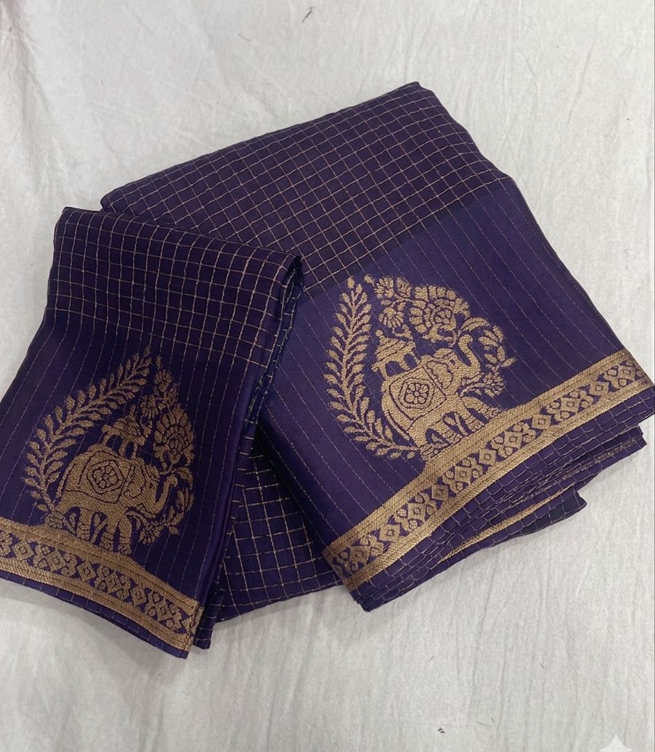 Traditional Function Wear Viscose Tissue Silk Zari Weaving Work Fancy Designer Saree With Matching Blouse