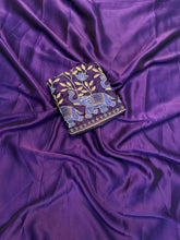 Load image into Gallery viewer, Attractive Function Wear Rangoli Silk Sequence n Beads Work Saree With Blissful Blouse Piece
