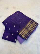 Load image into Gallery viewer, Divine Function Wear Pure Viscose Georgette Jacquard Work n Rich Pallu Fancy Saree With Blouse Piece
