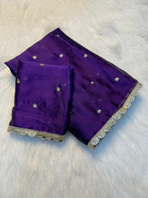 Load image into Gallery viewer, Effervescent Party Wear Pure Soft Rangoli Silk Sequence Work Border Fancy Designer Saree
