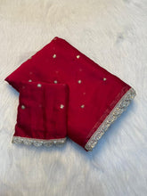 Load image into Gallery viewer, Effervescent Party Wear Pure Soft Rangoli Silk Sequence Work Border Fancy Designer Saree
