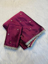 Load image into Gallery viewer, Effervescent Party Wear Pure Soft Rangoli Silk Sequence Work Border Fancy Designer Saree
