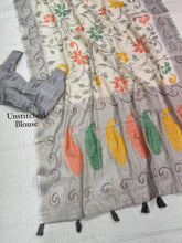 Load image into Gallery viewer, Blossom Festive Wear Cotton Thread n Mirror Work Fancy Designer Saree With Unstitched Blouse
