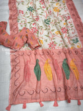 Load image into Gallery viewer, Blossom Festive Wear Cotton Thread n Mirror Work Fancy Designer Saree With Unstitched Blouse

