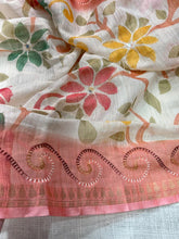 Load image into Gallery viewer, Blossom Festive Wear Cotton Thread n Mirror Work Fancy Designer Saree With Unstitched Blouse
