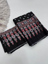 Load image into Gallery viewer, Divine Party Wear Satin Silk Print Rich Pallu n Mirror Work Fancy Saree With Blouse Piece
