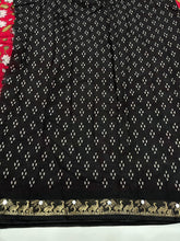 Load image into Gallery viewer, Incomparable Party Wear Pure Mangalkari Viscose Silk Jacquard Border Mirror Work Fancy Saree With Blouse
