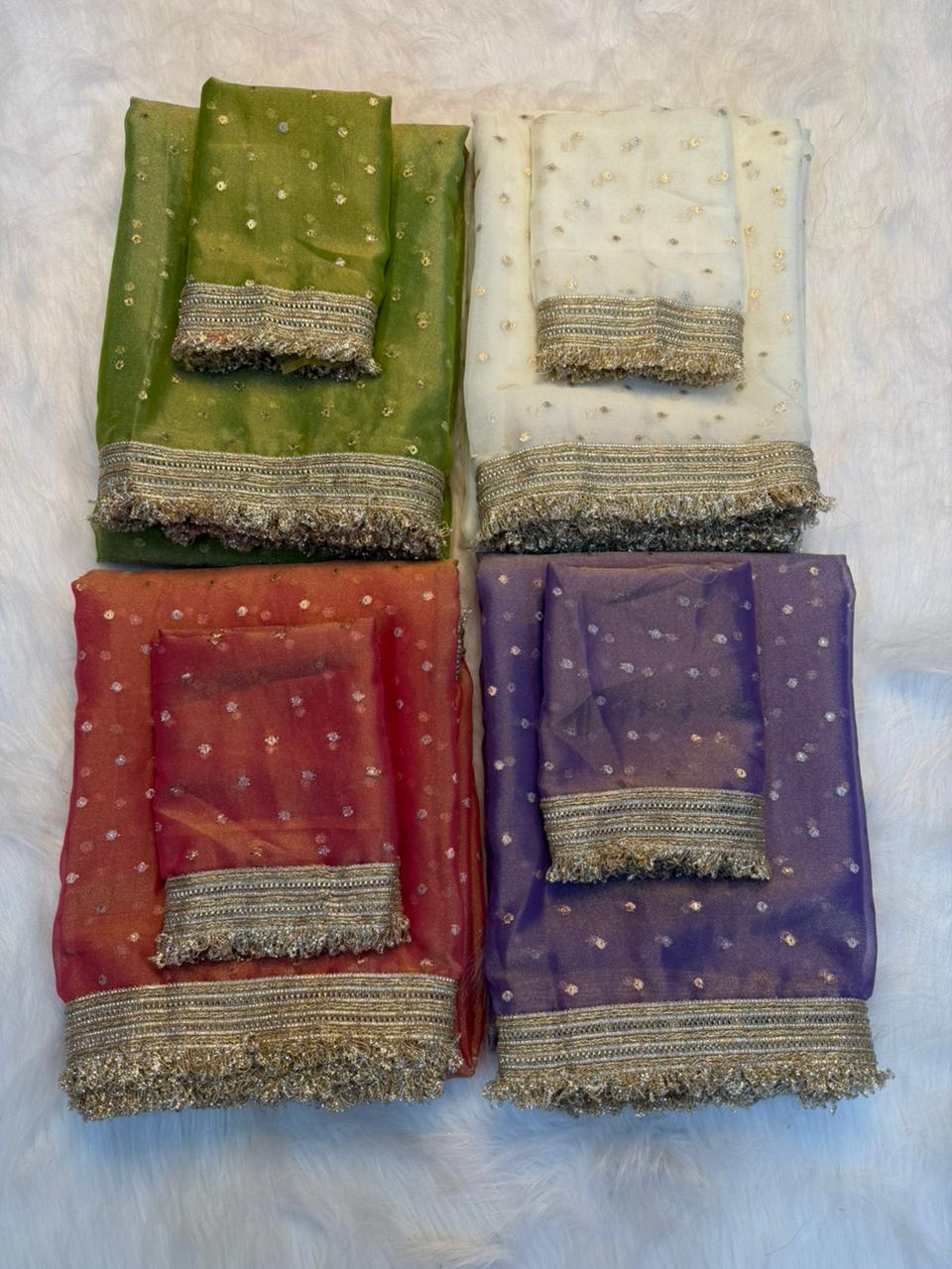 Heritage Wedding Wear Silk Jacquard Butti n Heavy Lace Work Fancy Designer Saree For Women