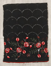 Load image into Gallery viewer, Evocative Function Wear Georgette Embroidery Work Designer Saree
