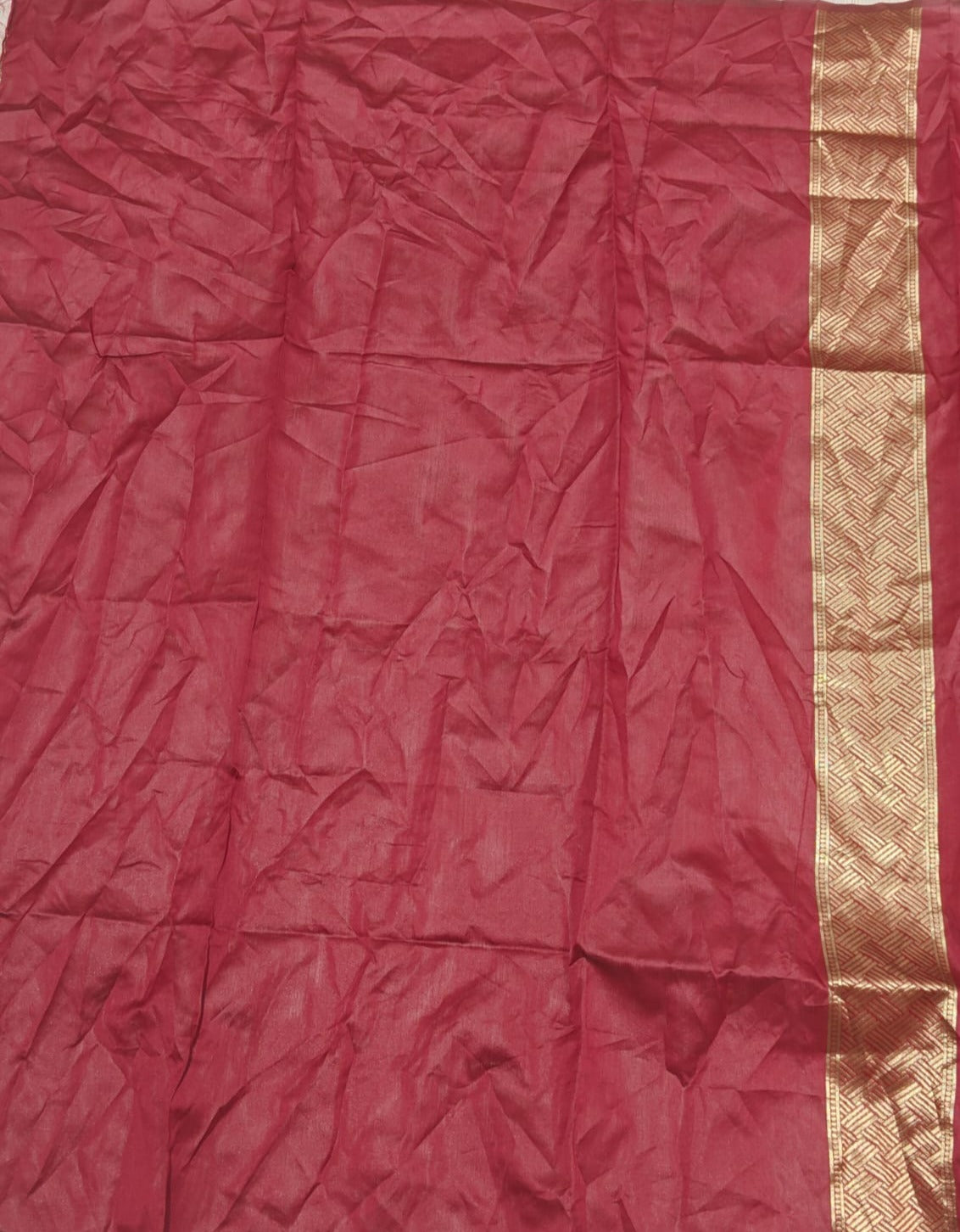 New Festive Wear Banarasi Silk Jacquard Border Fancy Saree With Blouse
