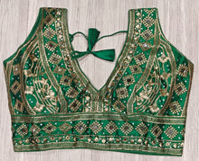 Load image into Gallery viewer, New Festive Wear Silk Embroidery Work With Designer Readymade Blouse for Women
