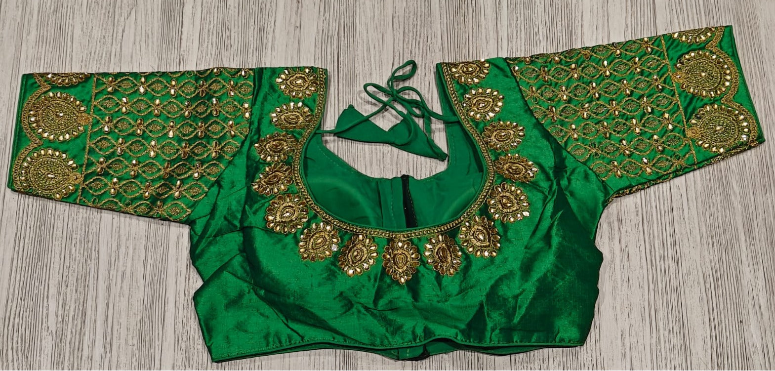 New Festive Wear Silk Embroidery Work With Designer Readymade Blouse for Women