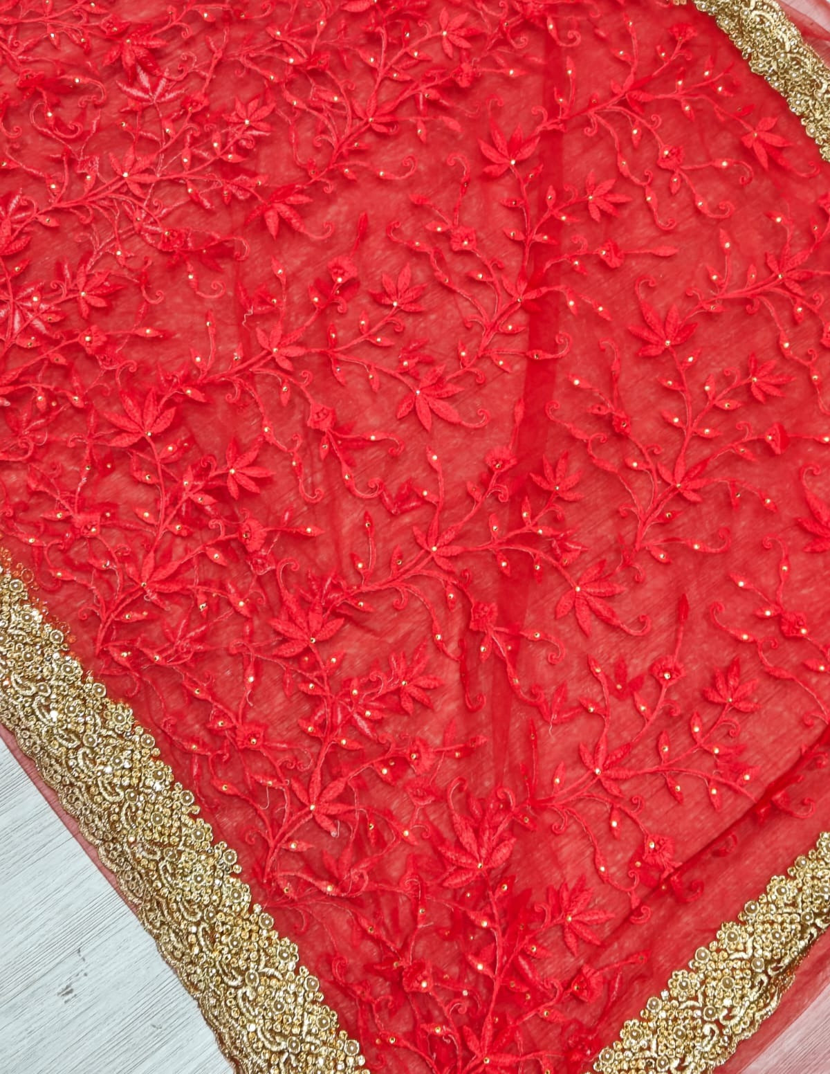 Gratifying Function Wear Net Heavy Embroidery Work Fancy Saree