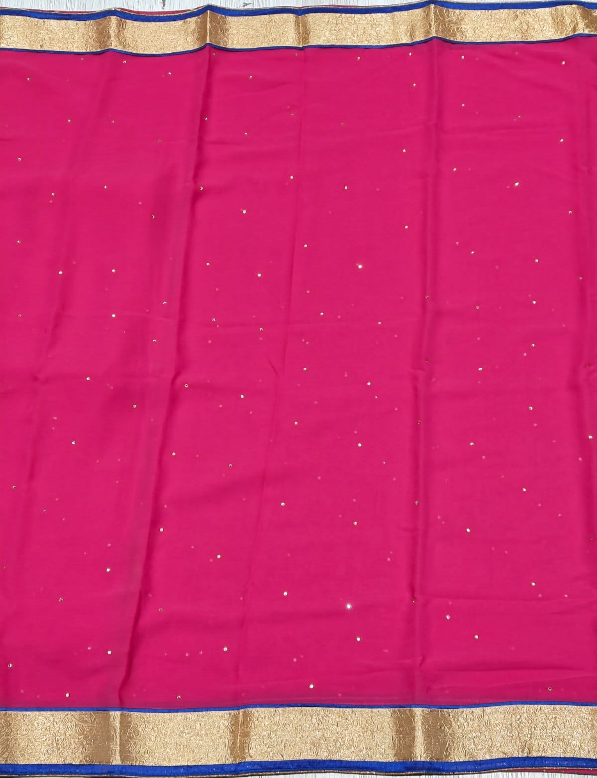 New Wedding Wear Viscose Georgette Lace Border Designer Saree