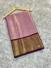Load image into Gallery viewer, Divine Wedding Wear Banarasi Soft Silk Handstone Work Stunning Pallu n Jacquard Border Saree With Blouse Piece
