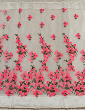 Load image into Gallery viewer, New Party Wear Net Embroidry Work Fancy Saree With Blouse Piece
