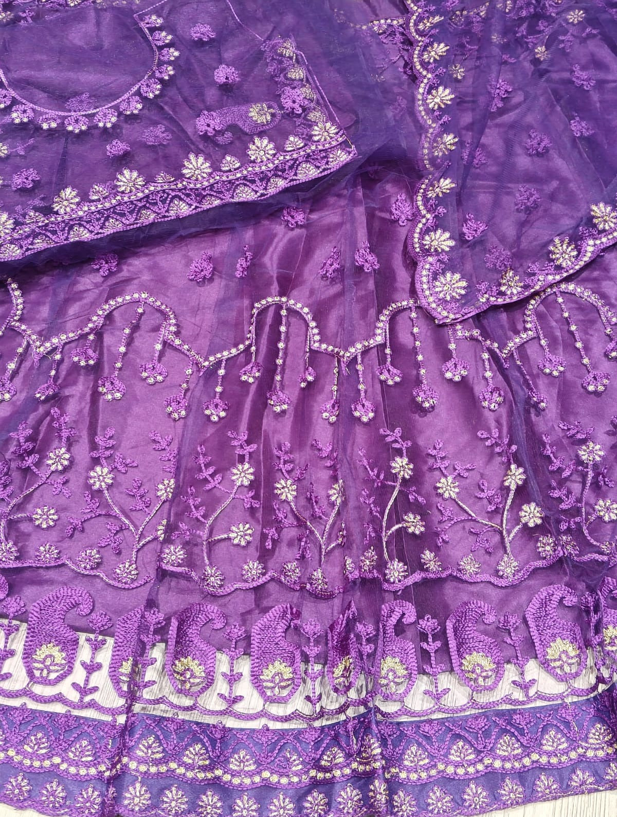 New Party Wear Pure Net Fabric With Embroidery Work Fancy Designer Lehenga Choli