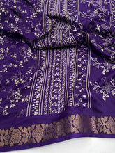 Load image into Gallery viewer, Contemporary Function Wear Silk Printed Rich Pallu n Mirror Work Designer Saree With Blouse Piece
