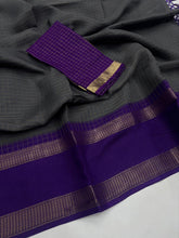 Load image into Gallery viewer, Charismatic Function Wear Pure Soft Dola Silk Chex Design Jacquard Border Fancy Saree With Blouse Piece

