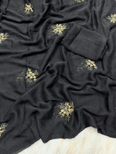 Load image into Gallery viewer, Fantabulous Party Wear Soft Crush Silk Embroidery Work Fancy Saree With Blouse Piece
