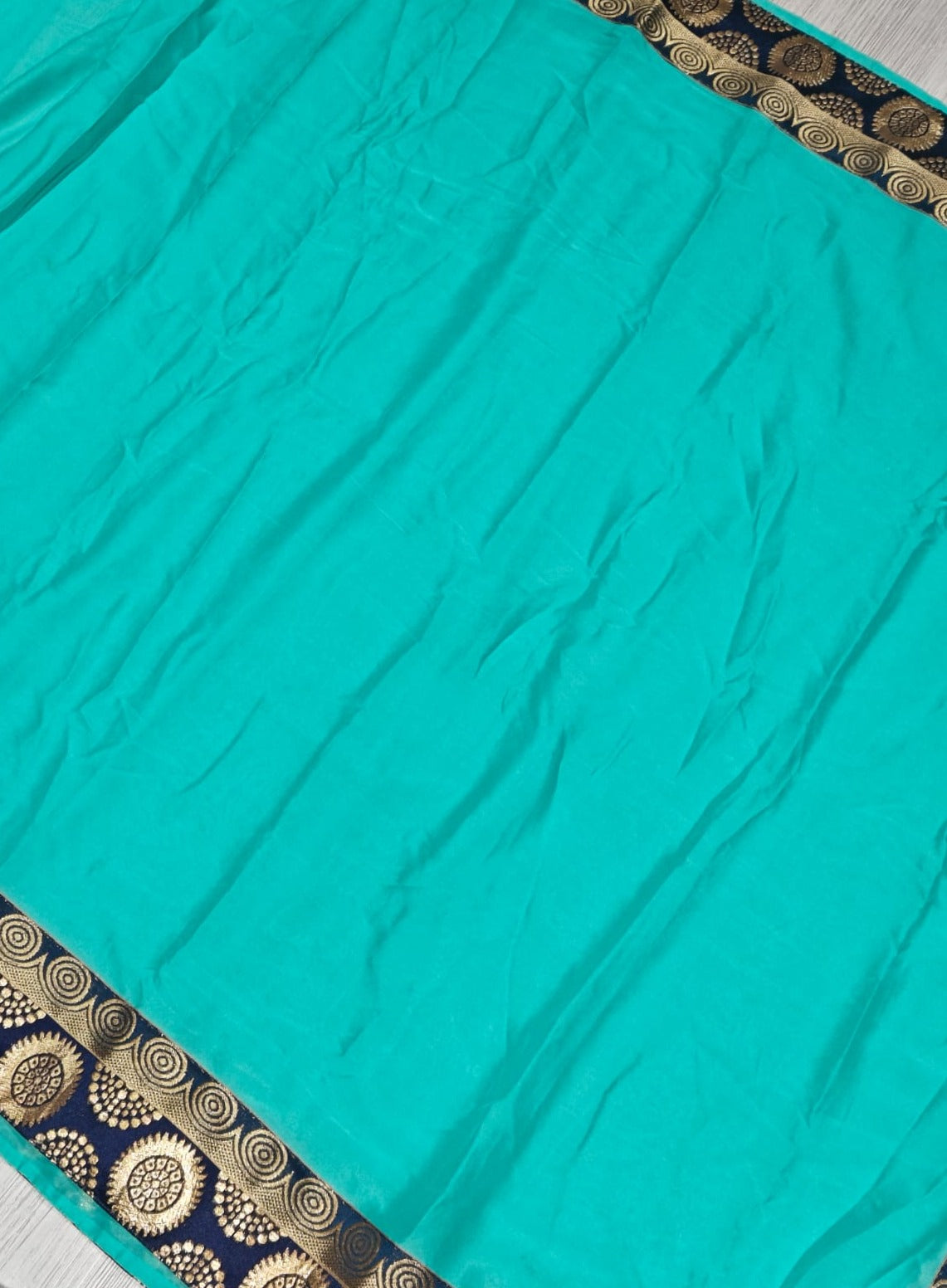Function Wear Silk Lace Border Saree With Blouse Piece