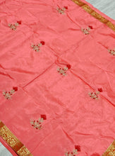 Load image into Gallery viewer, New Party Wear Silk Lace Border Saree With Blouse Piece
