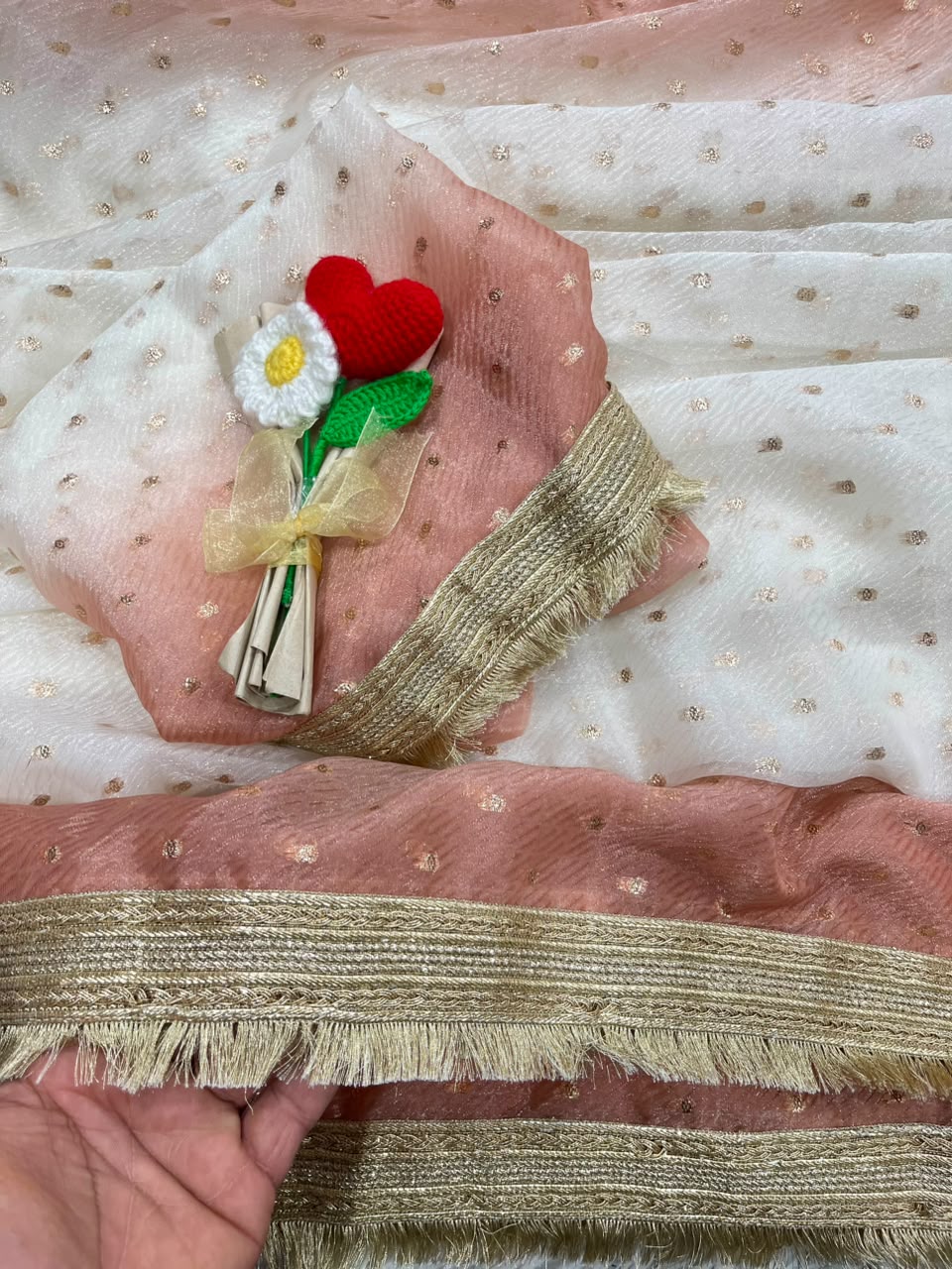 Confounding Festive Wear Silk Zari Weaving Work With Golden Border Saree For Occasion