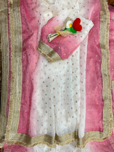 Load image into Gallery viewer, Confounding Festive Wear Silk Zari Weaving Work With Golden Border Saree For Occasion
