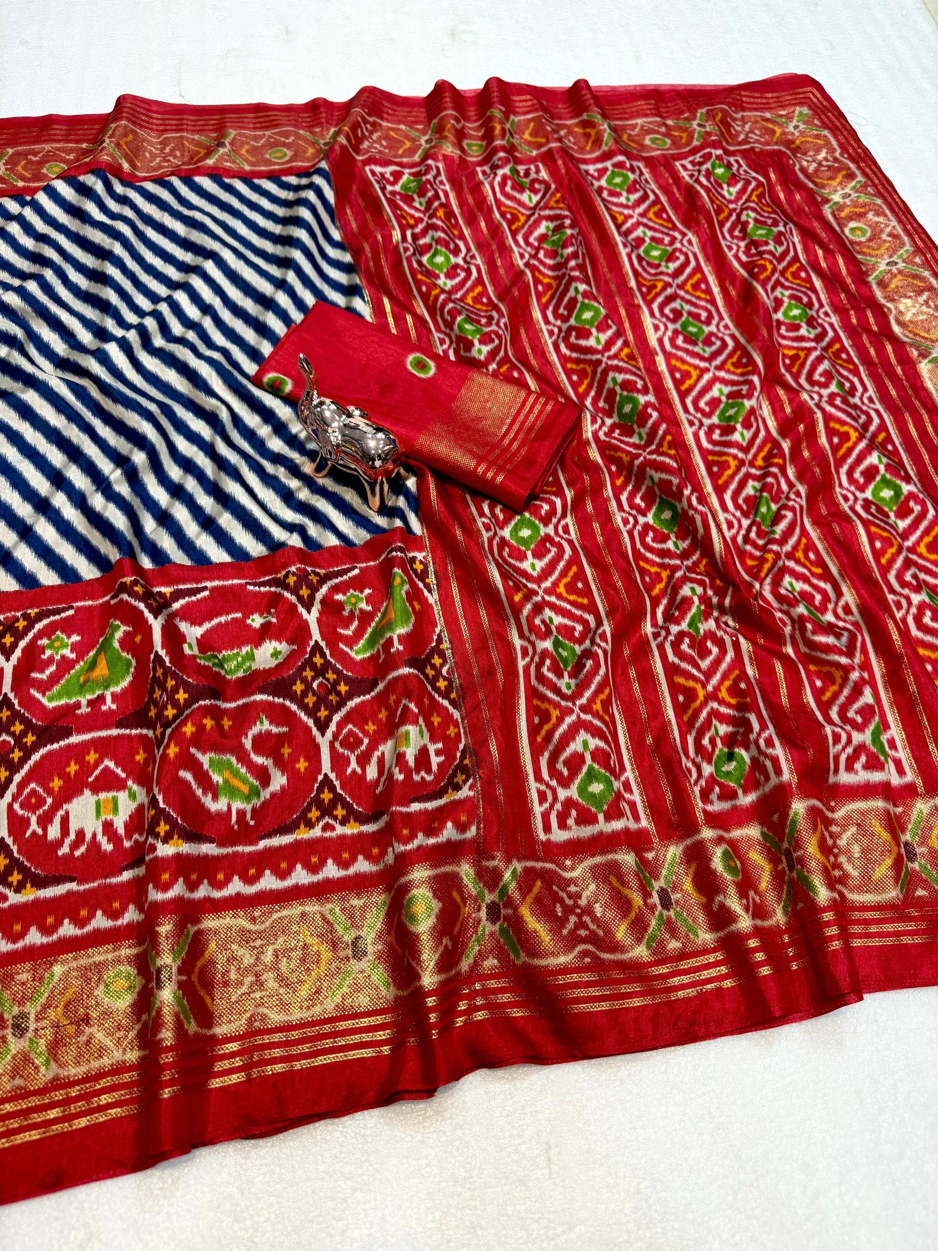 Marvellous Function Wear Pure Soft Viscose Dola Silk Jacquard Border Fancy Saree With Blouse Piece