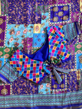 Load image into Gallery viewer, Artistic Festive Wear Linen Cotton Digital Print Work Fancy Saree With Stitched  Blouse
