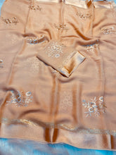 Load image into Gallery viewer, Glamorous Pure Viscose Georgette With Satin Border n Sequence Work Saree With Blouse Piece
