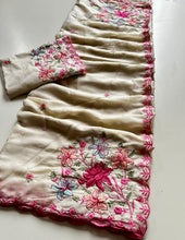 Load image into Gallery viewer, Charismatic Festive Wear Silk Embroidery Sequence Work Designer Saree With Blouse Piece
