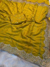 Load image into Gallery viewer, Exquisite Party Wear Soft Georgette Sequence n Embroidery Work Designer Saree For Wedding
