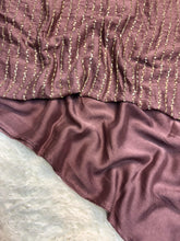 Load image into Gallery viewer, Gratifying Party Wear Crush Silk Heavy Beads Work Fancy Saree With Blouse Piece
