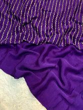 Load image into Gallery viewer, Gratifying Party Wear Crush Silk Heavy Beads Work Fancy Saree With Blouse Piece
