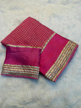 Load image into Gallery viewer, Charming Party Wear Pure Viscose Georgette Satin Patta Border Saree With Blouse Piece
