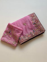Load image into Gallery viewer, Scrupulous Festive Wear Georgette Heavy Embroidery Work Fancy Saree With Blouse Piece
