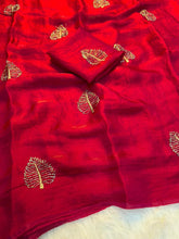 Load image into Gallery viewer, Elegant Function Wear Silk Sequence n Beads Work Fancy Saree With Blouse Piece
