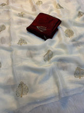 Load image into Gallery viewer, Elegant Function Wear Silk Sequence n Beads Work Fancy Saree With Blouse Piece
