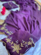 Load image into Gallery viewer, Glamorous Wedding  Wear Soft Crush Silk Handwork Butta Fancy Designer Saree For Occasion
