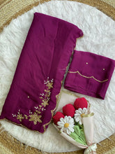 Load image into Gallery viewer, Glamorous Wedding  Wear Soft Crush Silk Handwork Butta Fancy Designer Saree For Occasion
