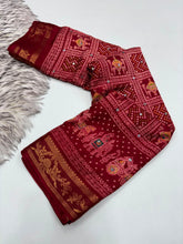 Load image into Gallery viewer, Marvellous Party Wear Pure Soft Dola Silk Printed Rich Pallu n Mirror Work Fancy Saree For Women
