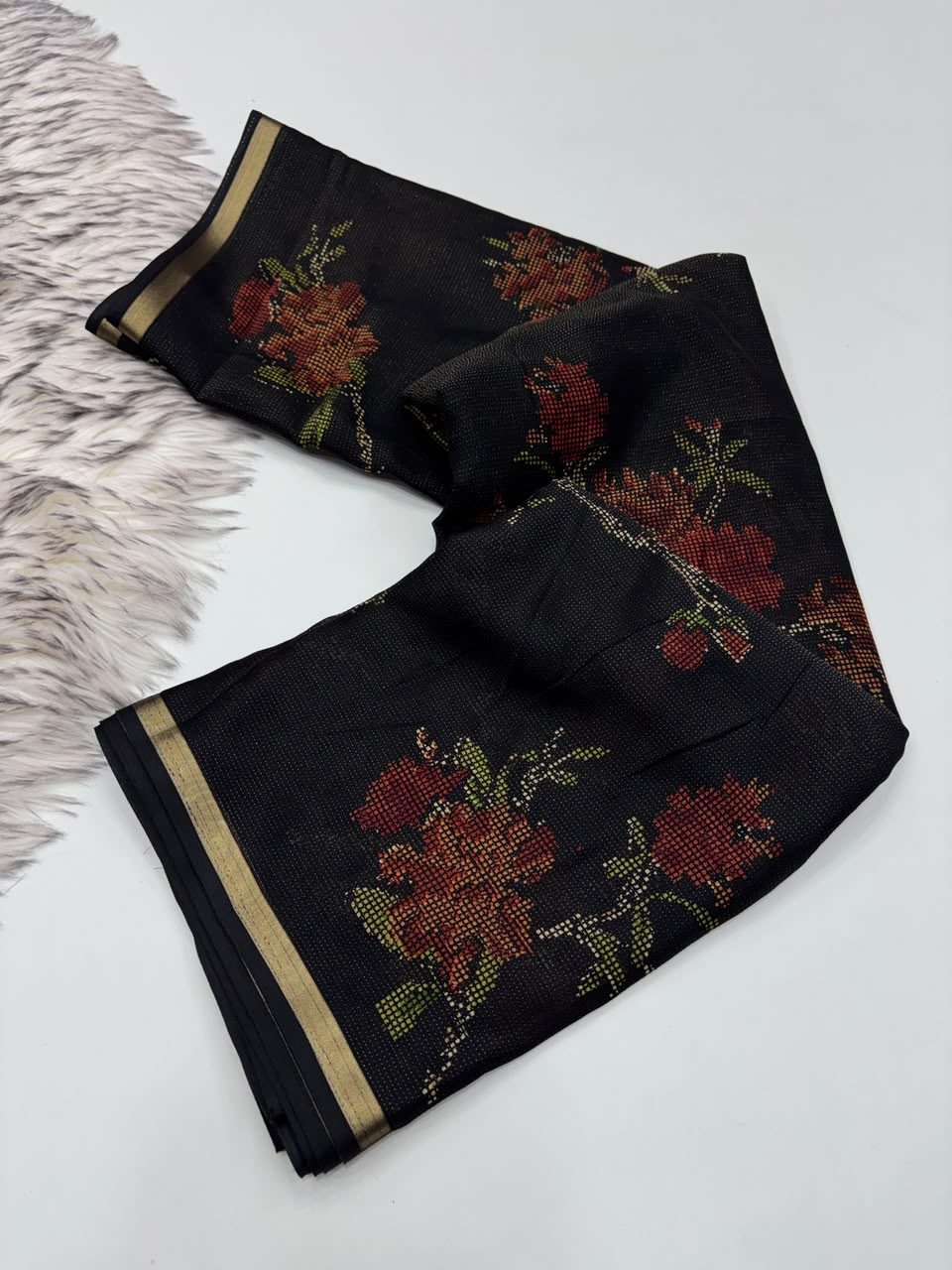 Scrupulous Function Wear Pure Soft Dola Silk Jacquard Border Print Rich Pallu Fancy Saree With Blouse Piece